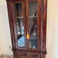 Vetrina con cassetti antiquariato