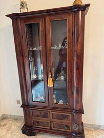 Vetrina con cassetti antiquariato