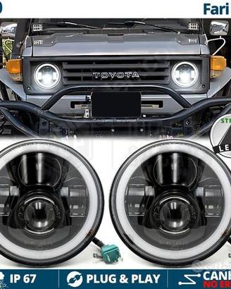 FARI LED Angel Eyes Per LAND CRUISER J70 OMOLOGATI