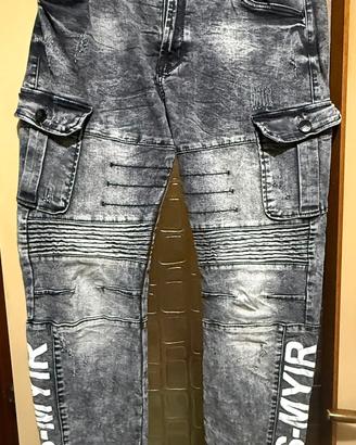 Jeans cargo uomo
