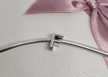 Charm Pandora Originale Lettera F 