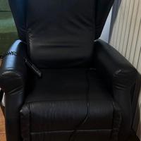 Poltrona in pelle relax