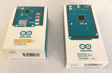 Arduino mega R3 2560 e Ethernet 2 shield