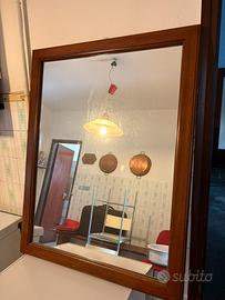 Specchio classico in legno 90x70