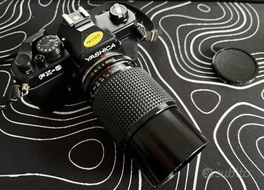 Yashica FX3 con obiettivo - rivestita revisionata