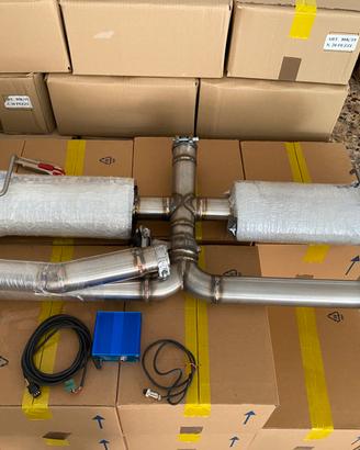 Scarico alfa romeo Giulietta con vavola bypass