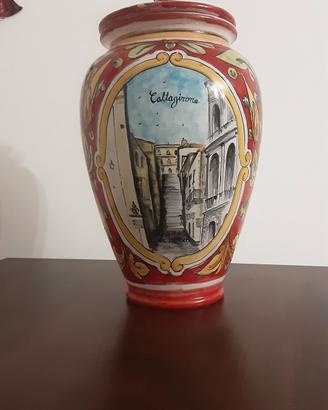 vaso in ceramica "ornato "