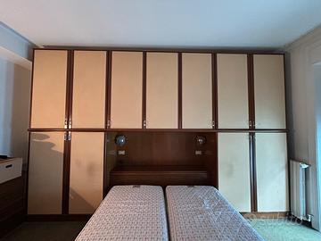Armadio a ponte camera da letto+letto
