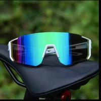 occhiali per sport corsa bianchi e polarizzati