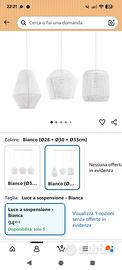 lampadario sospensione