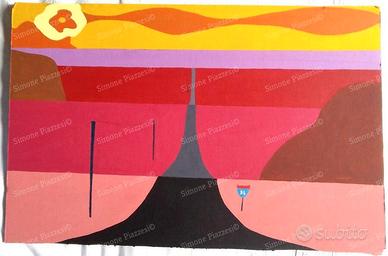 Quadro di Simone Piazzesi - LA STRADA PER HOLT