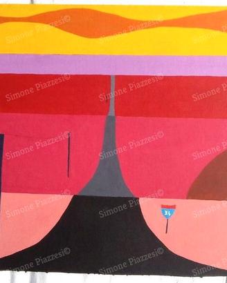 Quadro di Simone Piazzesi - LA STRADA PER HOLT