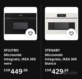 forno  microonde  da incasso  IKEA