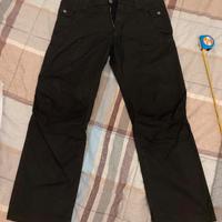 Pantalone taglia 48 cotone, nero