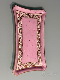 Vassoio in porcellana stile rococò