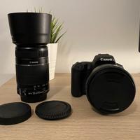 Canon EOS 200D e due obiettivi e zainetto