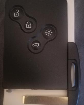 Chiavi Auto KEYLESS 4 Tasti Renault Clio IV