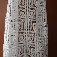 Gilet Cardigan in pizzo bianco Ray Co
