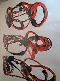 dipinti a olio su carta 50x70