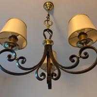 Lampadari in ferro battuto