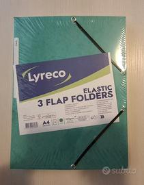 Cartelletta con elastico - verde - conf. 10 pz