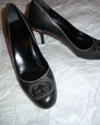 Scarpe Gucci  originali Lifford in cuoio  – Nr 38