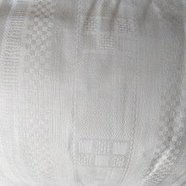 STOFFA BIANCA LINO DAMASCATO PER TOVAGLIA