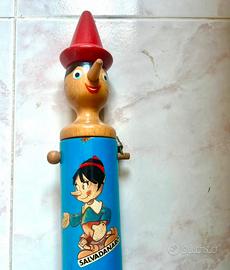 Salvadaro Pinocchio in Legno Artigianale Vintage