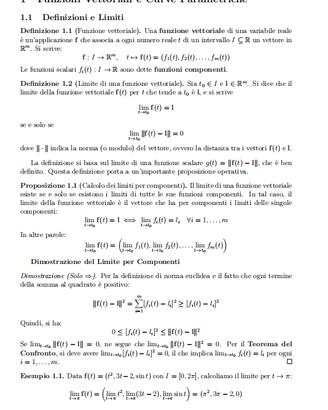 Appunti Analisi 2