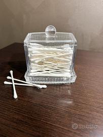 Porta Cotton Fioc e Dischetti / Organizer da Bagno