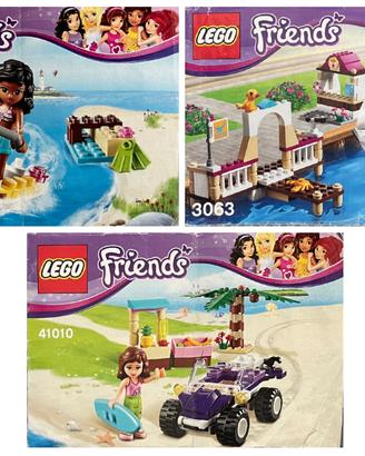 LEGO FRIENDS - Collezione mare e spiaggia - 3 set