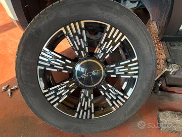 Cerchi in lega Fiat da 17 pollici - nuova 600