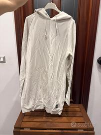 Felpa Nike con cappuccio bianca Taglia S