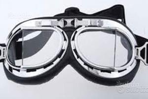 Occhiale occhialone maschera per casco vintage