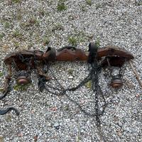 Giogo di buoi antico