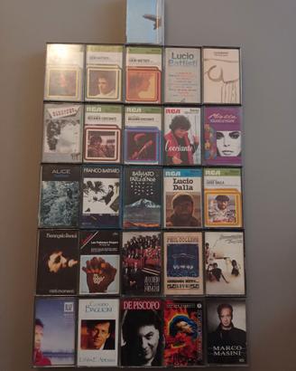 N. 26 musicassette originali anni 80/90