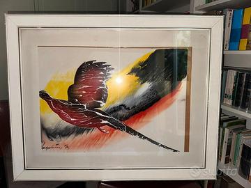 Quadro di Gino Falzon (1916-2010)in arte Savergnis