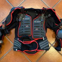 Pettorina motocross protezione completa