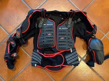 Pettorina motocross protezione completa