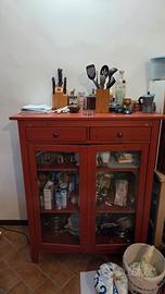 mobiletto vetrina ikea hemnes