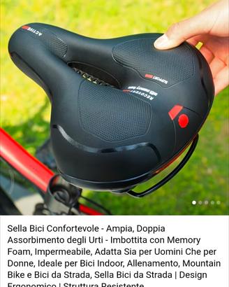 Sella ammortizzata  per bici elettric