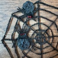 Piccola ragnatela decorativa per Halloween