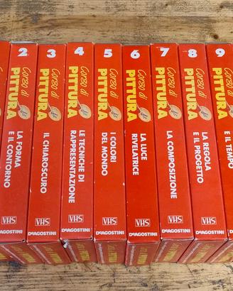 Corso di pittura DeAgostini 10 VHS