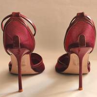 Décolleté SIMMI London "Mandisa" Bordeaux Mesh 