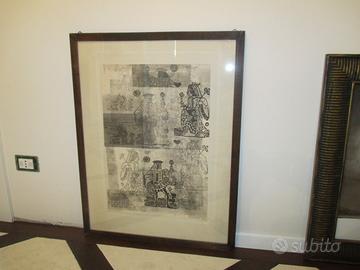 quadro -Successione- Opera Grafica Originale 1969