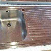 lavello acciaio inox 1 vasca gocciolatoio