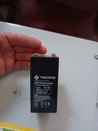 batteria ricaricabile 4 v 4,5 ah