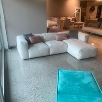 divano in piuma penisola reversibile 