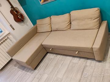 Divano-letto ikea Friheten, colore beige
