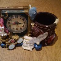 Orologio portapenne da scrivania